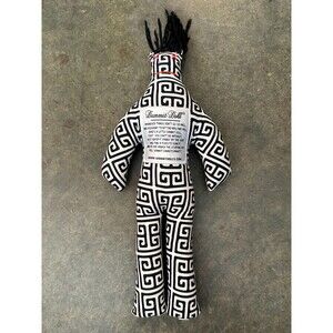 DAMMIT DOLL 12” Plush Stuffed Toy Stress Relief Slam Black & White